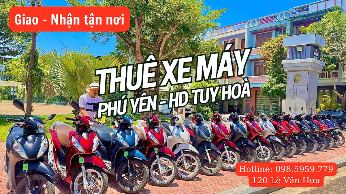 Thuê xe máy Phú Yên - HD Tuy Hoà